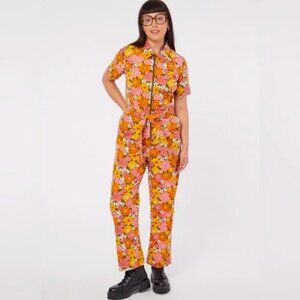 Joanie Floral Boilersuit Jumpsuit US 12 Lucy & Yak
